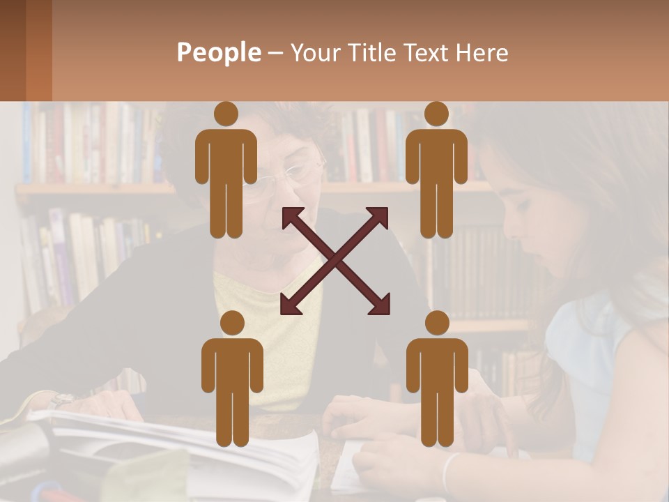 Parent Homework Old PowerPoint Template