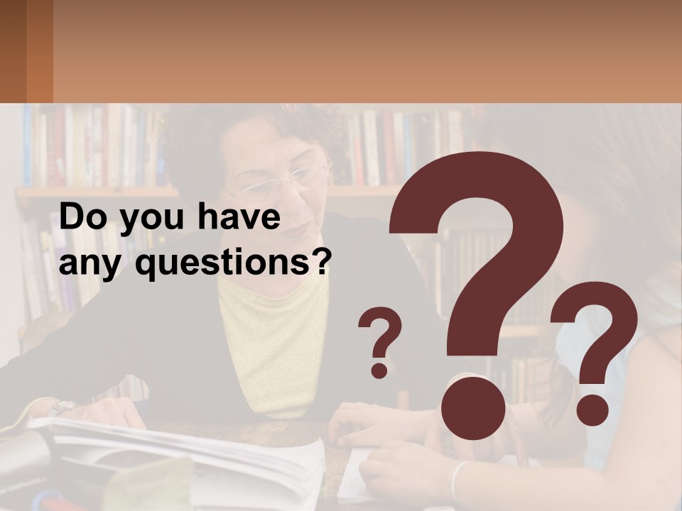 Parent Homework Old PowerPoint Template