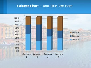 Home Blue Architectural PowerPoint Template