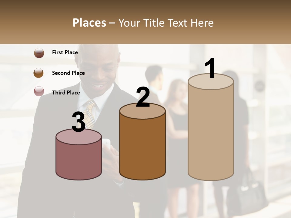 Attractive Person Professional PowerPoint Template