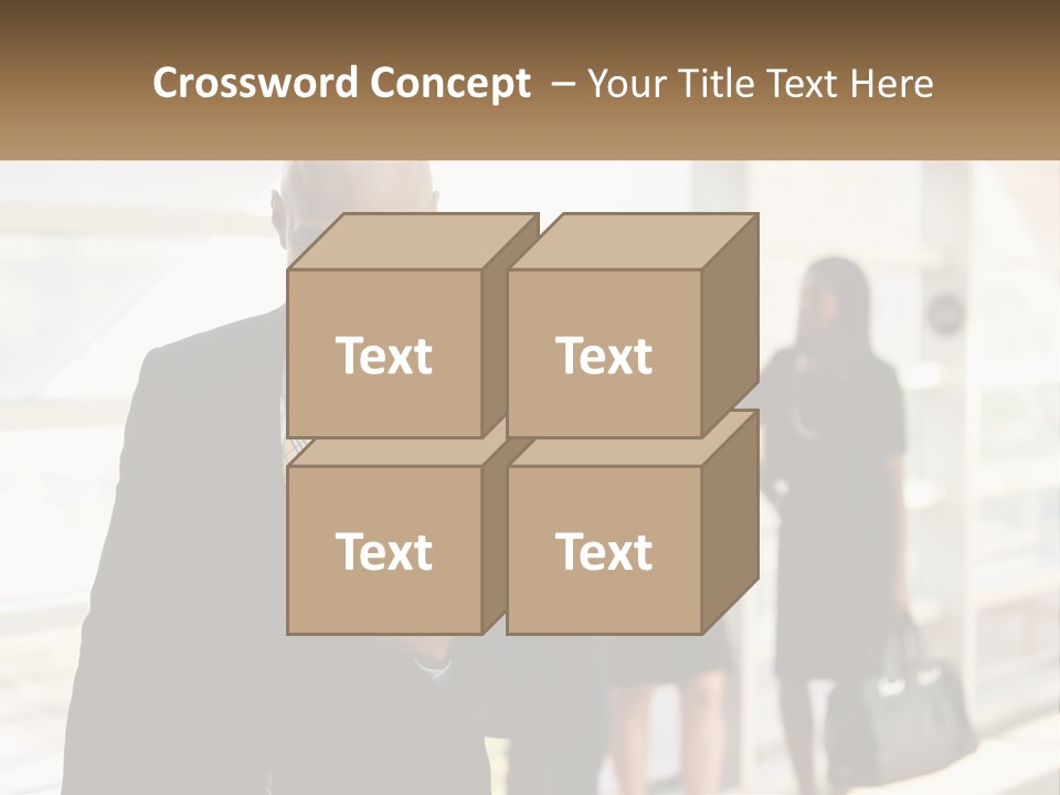 Attractive Person Professional PowerPoint Template