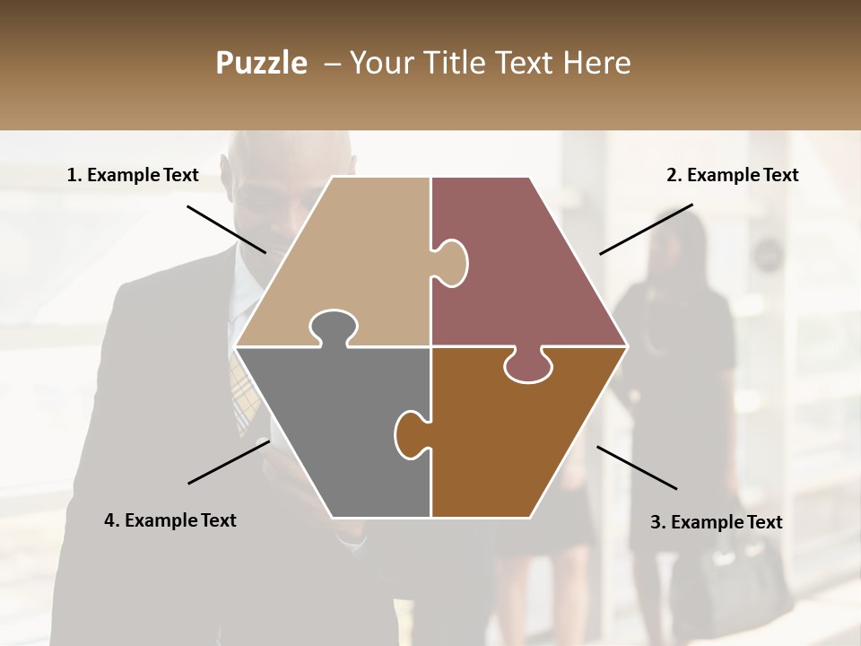 Attractive Person Professional PowerPoint Template