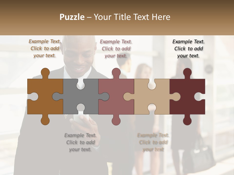 Attractive Person Professional PowerPoint Template