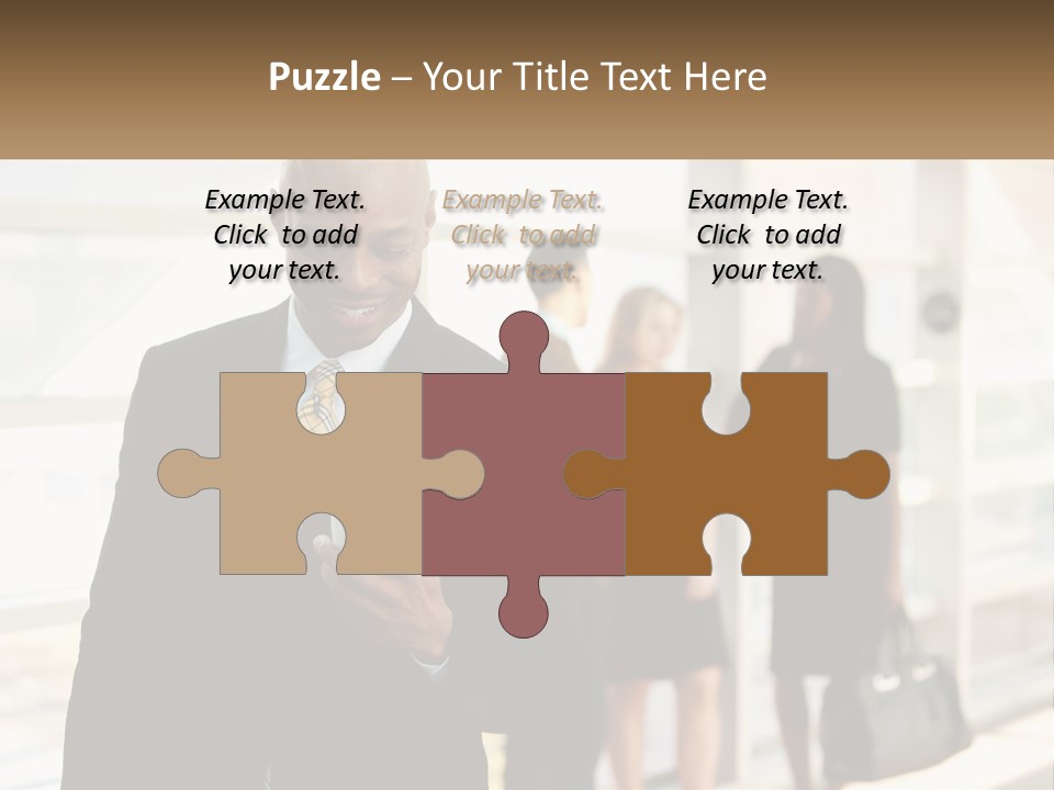 Attractive Person Professional PowerPoint Template