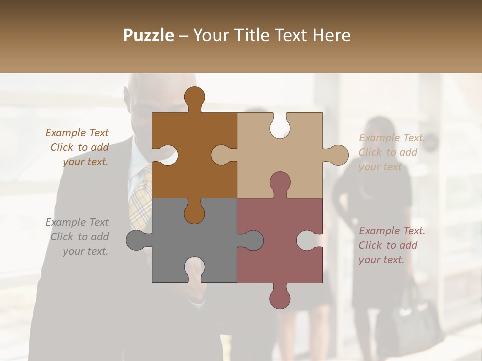 Attractive Person Professional PowerPoint Template