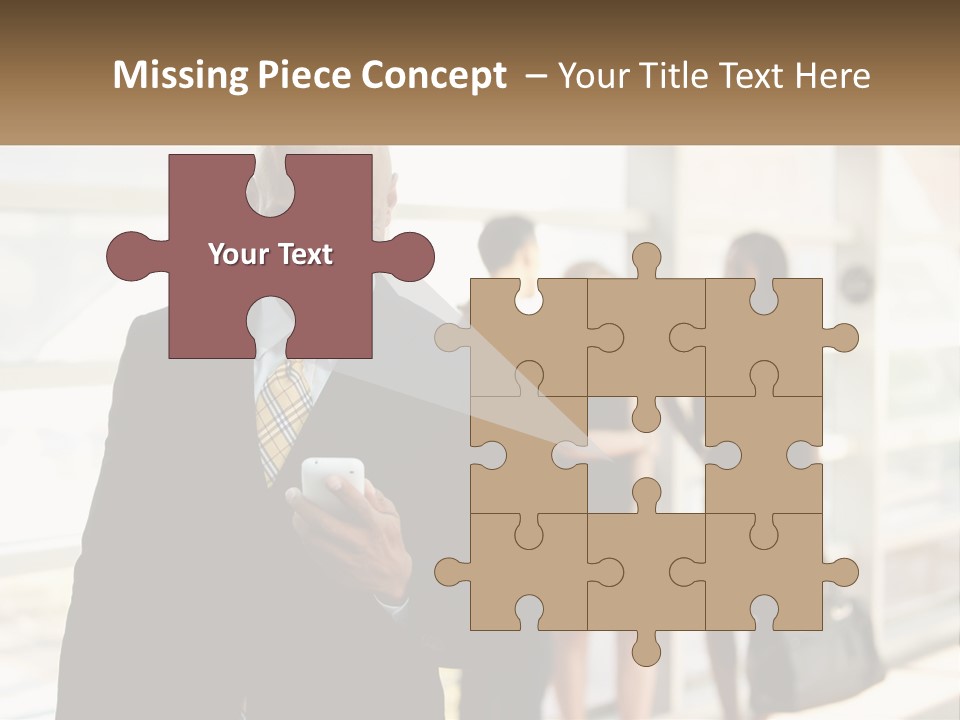 Attractive Person Professional PowerPoint Template