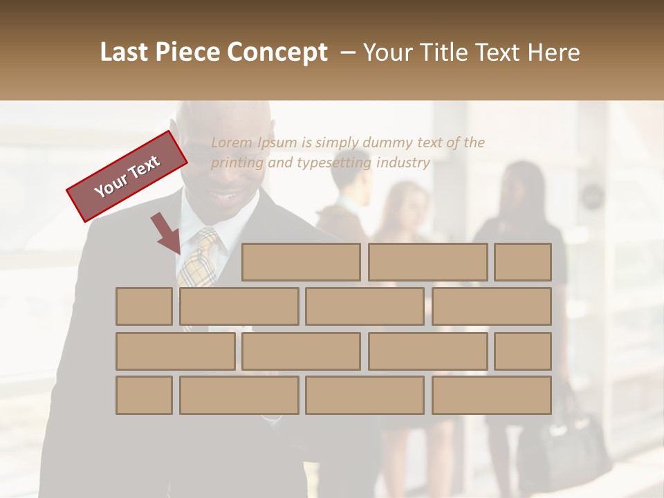 Attractive Person Professional PowerPoint Template