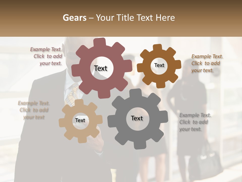 Attractive Person Professional PowerPoint Template