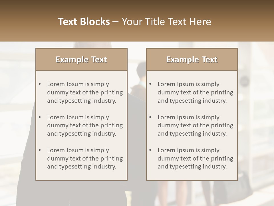 Attractive Person Professional PowerPoint Template