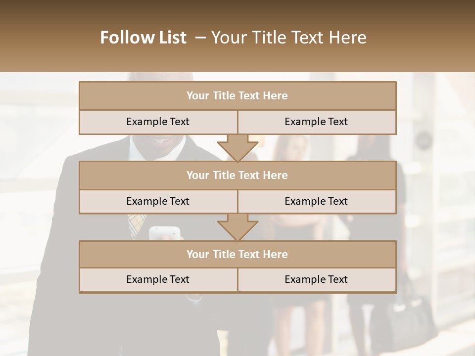 Attractive Person Professional PowerPoint Template