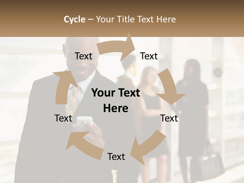 Attractive Person Professional PowerPoint Template