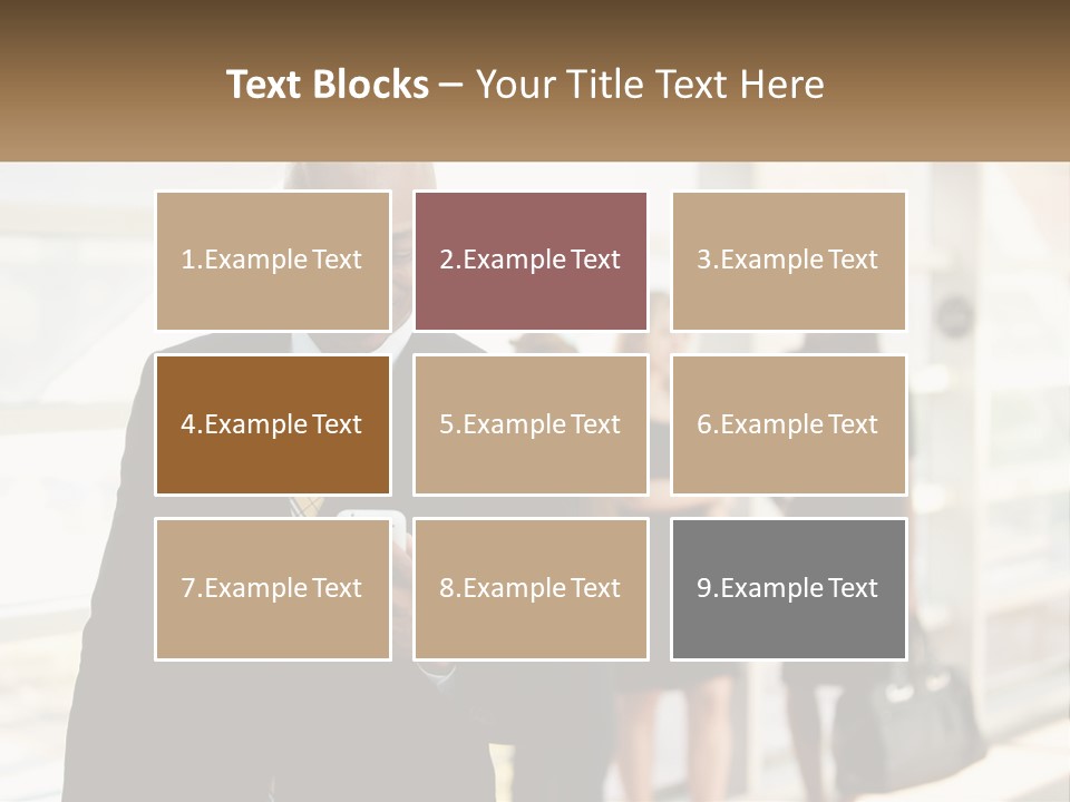 Attractive Person Professional PowerPoint Template