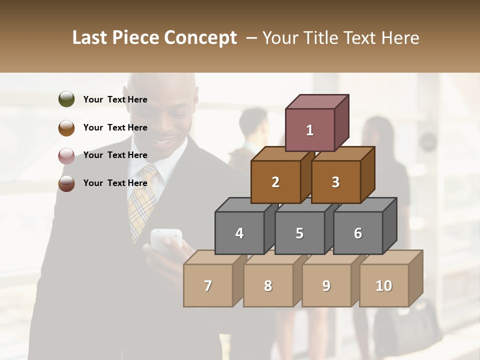 Attractive Person Professional PowerPoint Template
