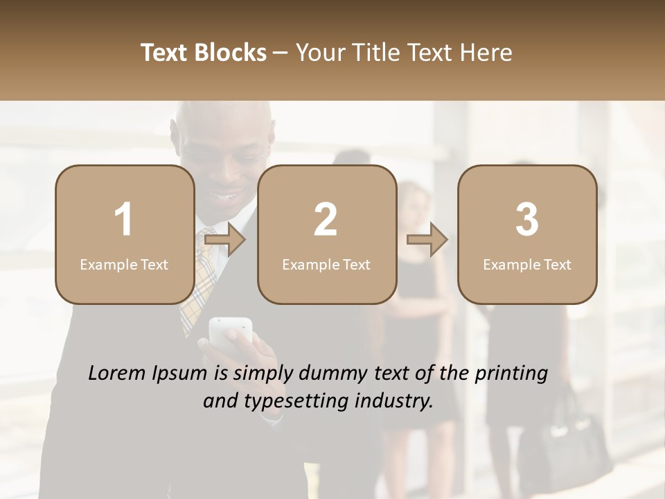 Attractive Person Professional PowerPoint Template