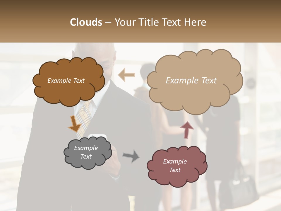 Attractive Person Professional PowerPoint Template