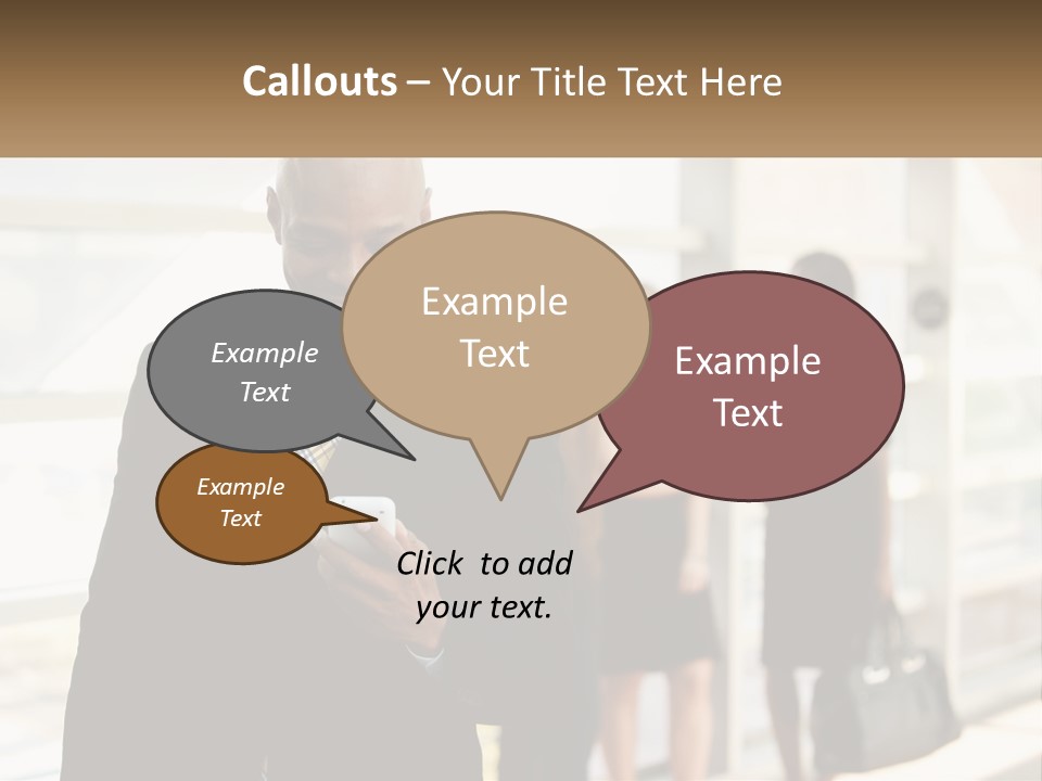 Attractive Person Professional PowerPoint Template