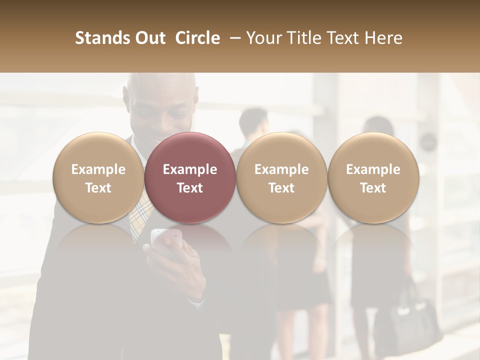 Attractive Person Professional PowerPoint Template