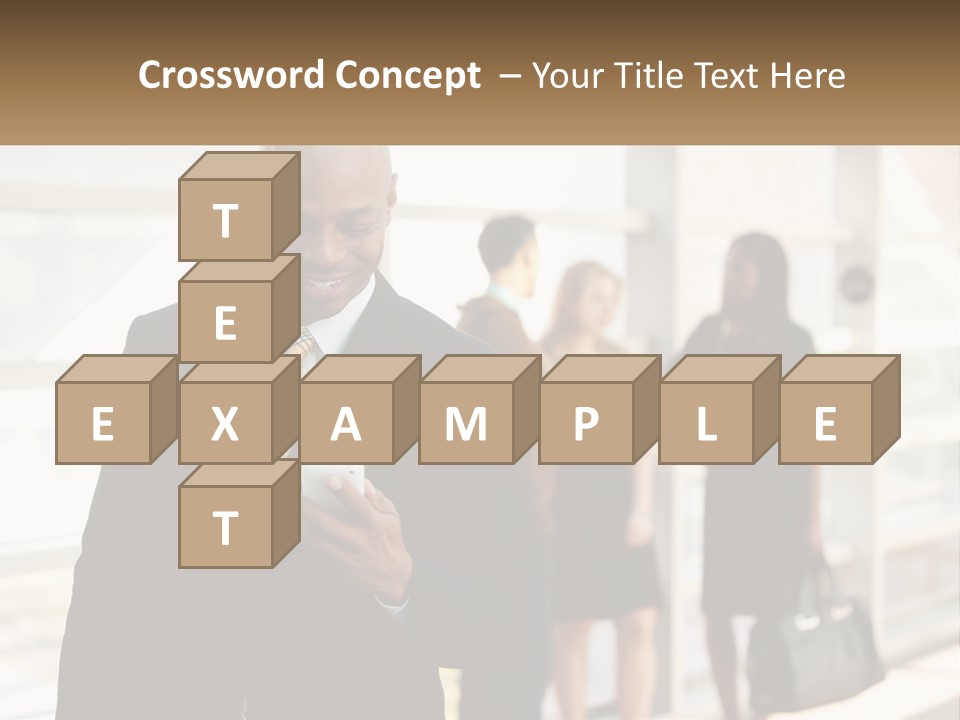 Attractive Person Professional PowerPoint Template