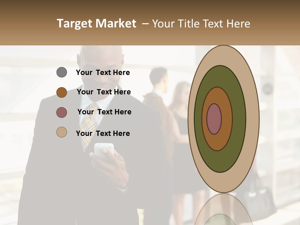 Attractive Person Professional PowerPoint Template