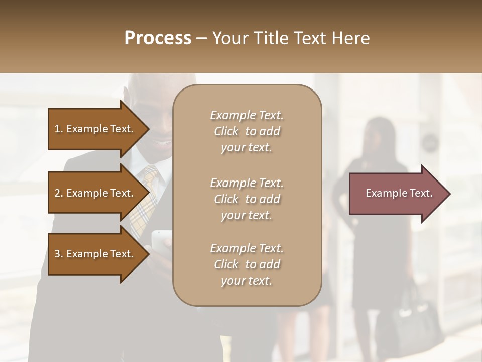 Attractive Person Professional PowerPoint Template