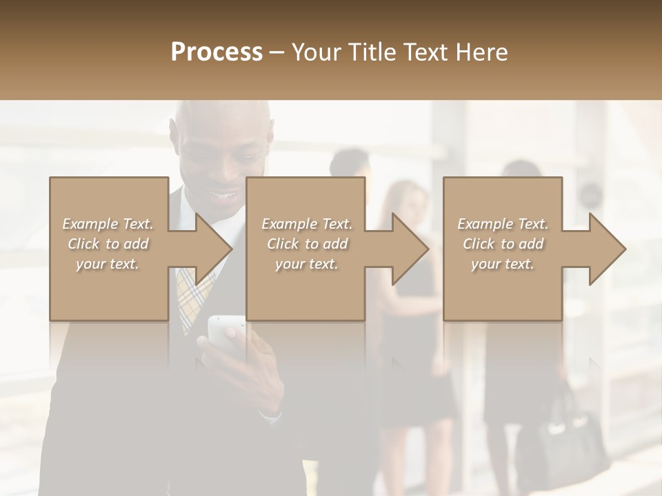Attractive Person Professional PowerPoint Template