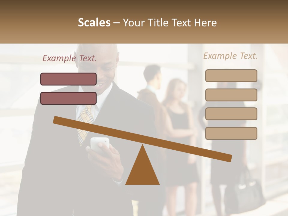 Attractive Person Professional PowerPoint Template