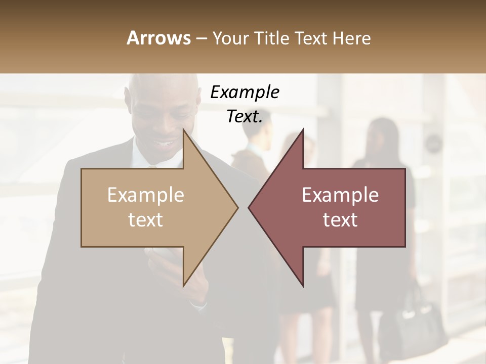 Attractive Person Professional PowerPoint Template