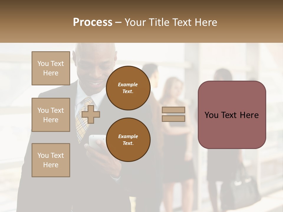 Attractive Person Professional PowerPoint Template