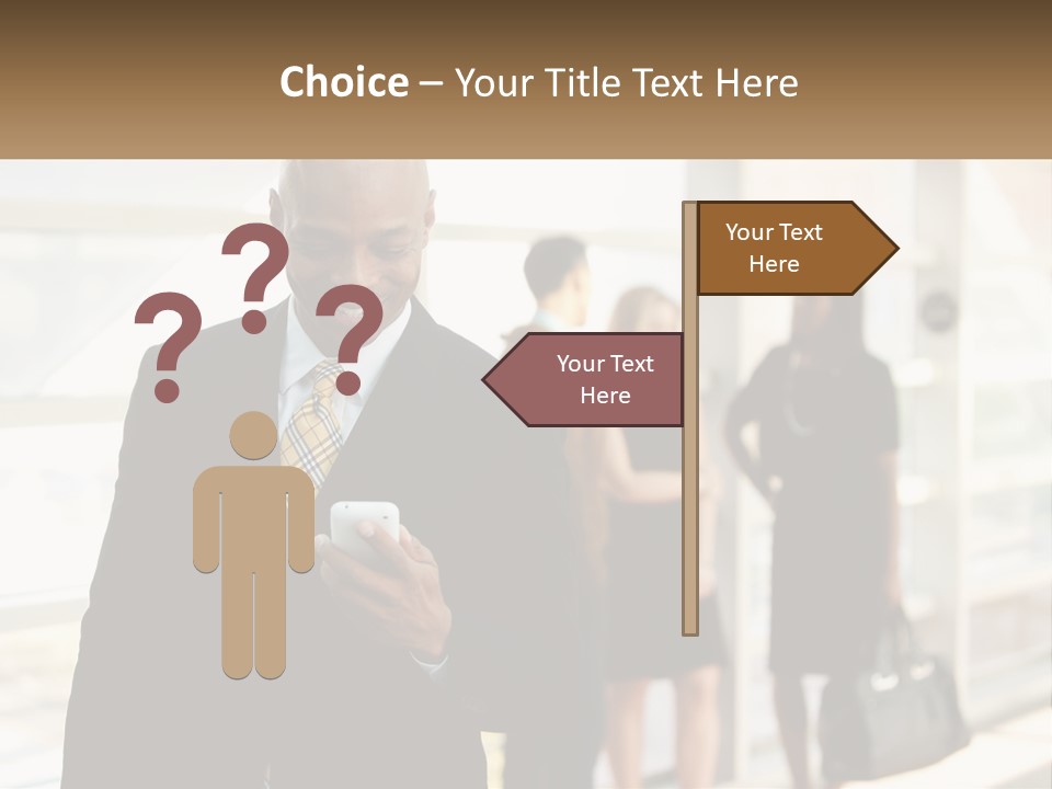 Attractive Person Professional PowerPoint Template
