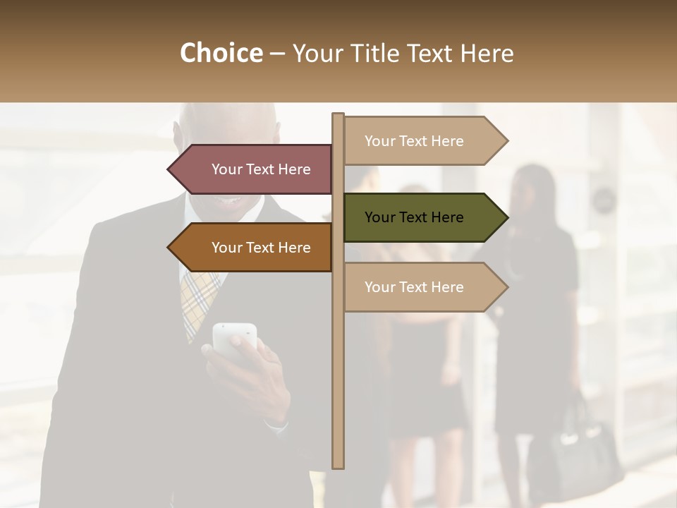 Attractive Person Professional PowerPoint Template