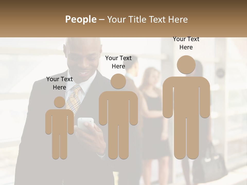 Attractive Person Professional PowerPoint Template
