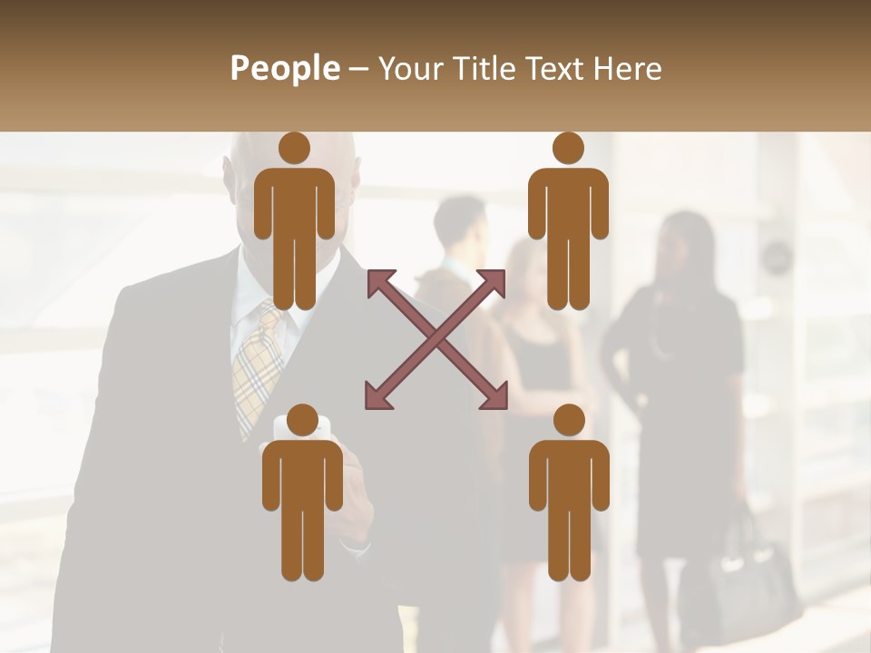 Attractive Person Professional PowerPoint Template