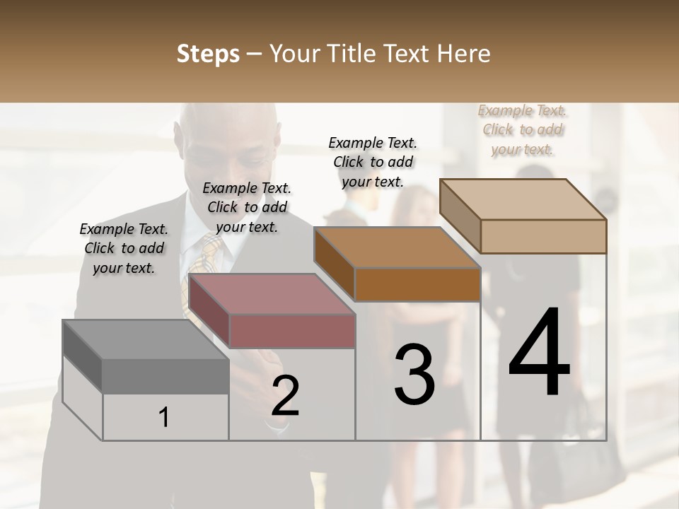Attractive Person Professional PowerPoint Template