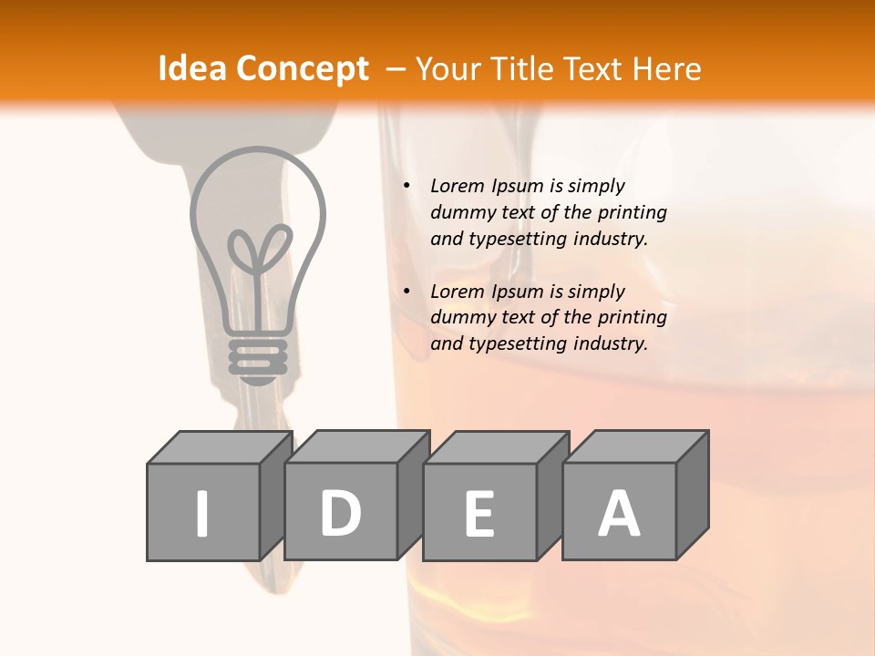 Responsibly Glass Celebrate PowerPoint Template