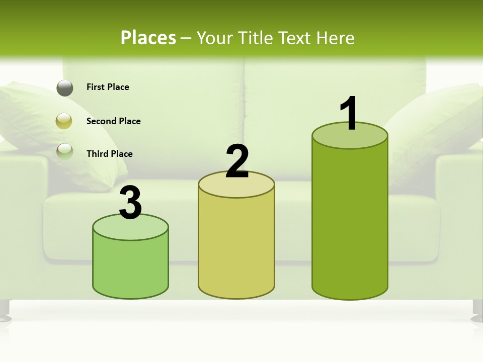 Invitation Sleep Sofa PowerPoint Template