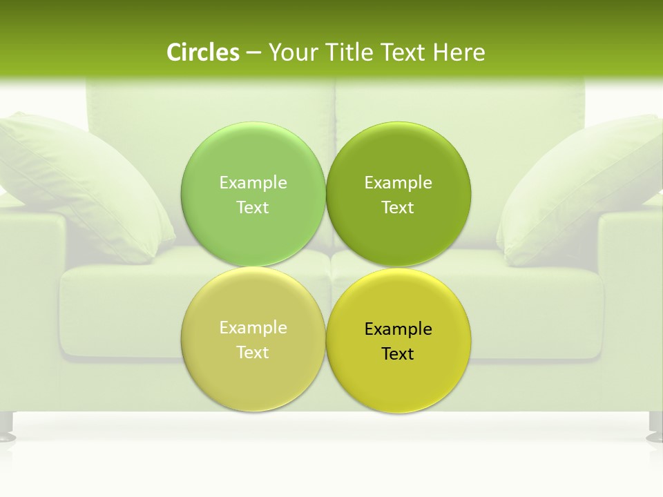 Invitation Sleep Sofa PowerPoint Template