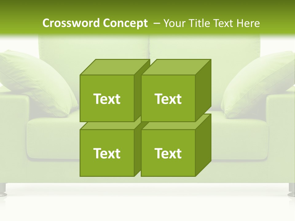 Invitation Sleep Sofa PowerPoint Template