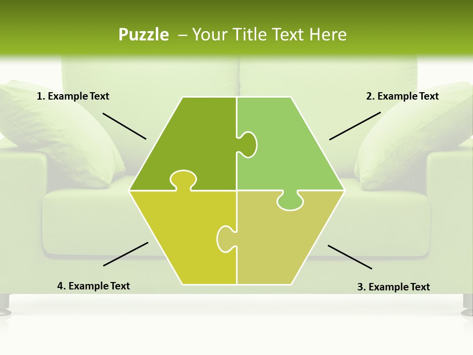 Invitation Sleep Sofa PowerPoint Template