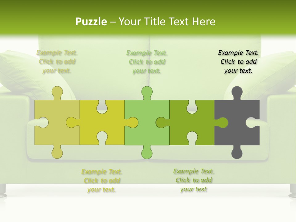 Invitation Sleep Sofa PowerPoint Template