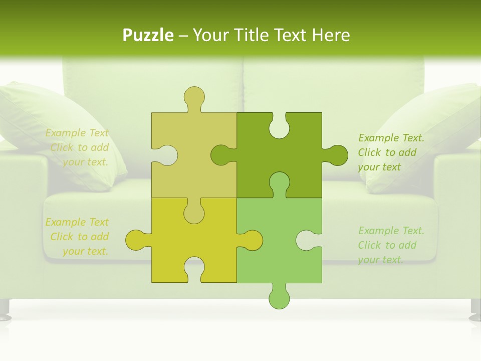 Invitation Sleep Sofa PowerPoint Template