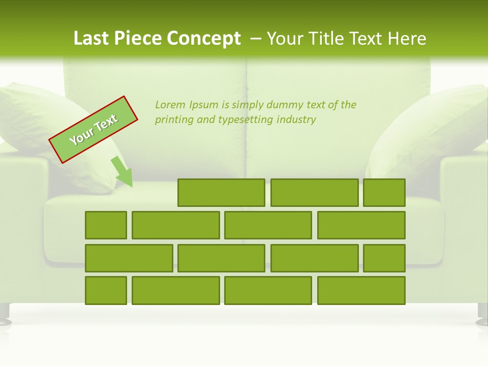 Invitation Sleep Sofa PowerPoint Template