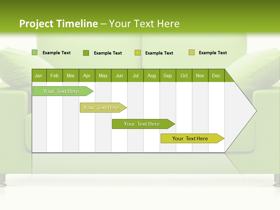 Invitation Sleep Sofa PowerPoint Template
