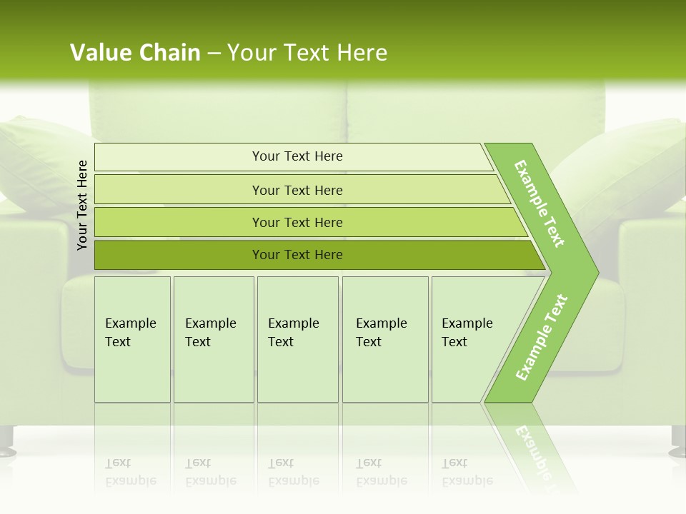 Invitation Sleep Sofa PowerPoint Template