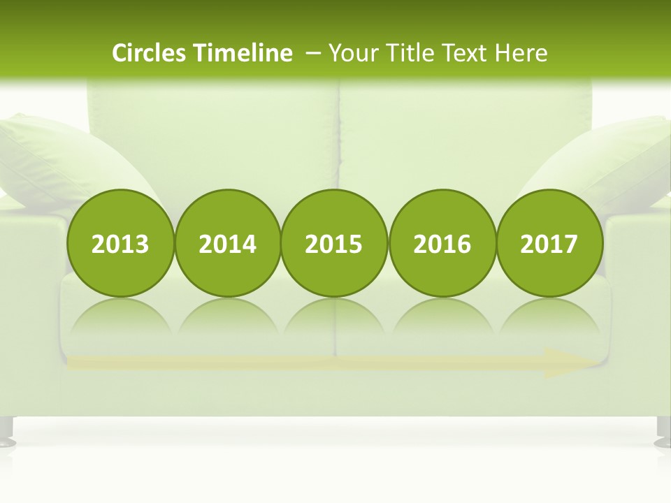 Invitation Sleep Sofa PowerPoint Template