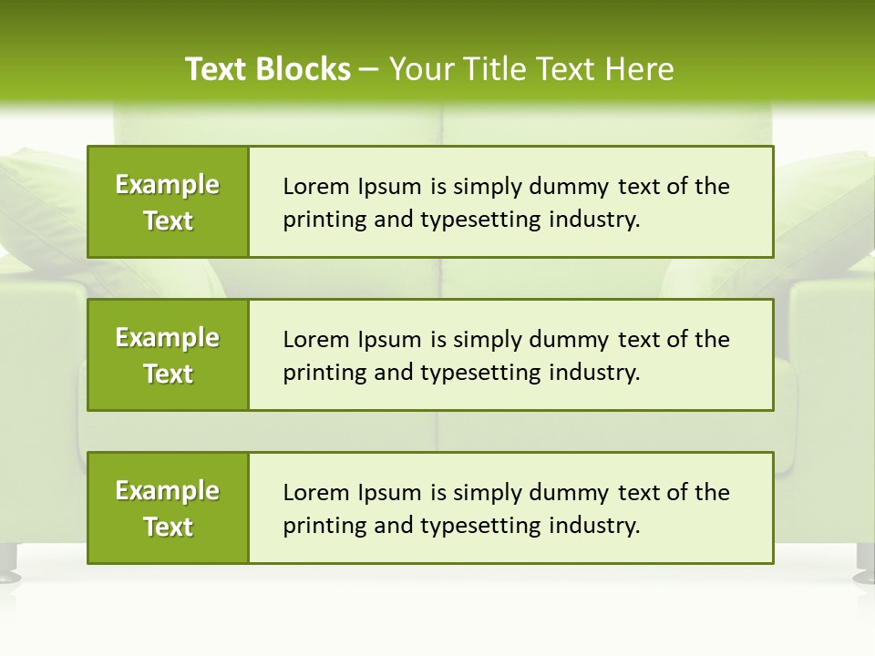 Invitation Sleep Sofa PowerPoint Template