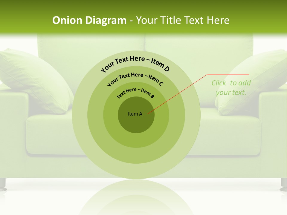 Invitation Sleep Sofa PowerPoint Template