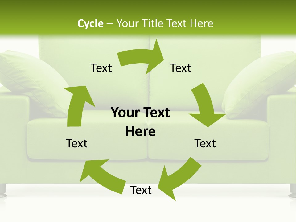 Invitation Sleep Sofa PowerPoint Template