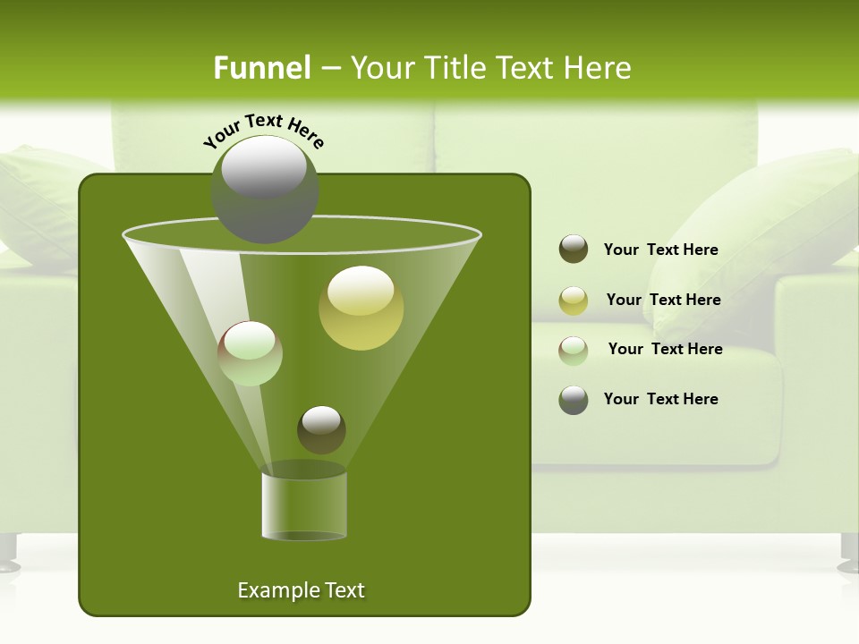 Invitation Sleep Sofa PowerPoint Template