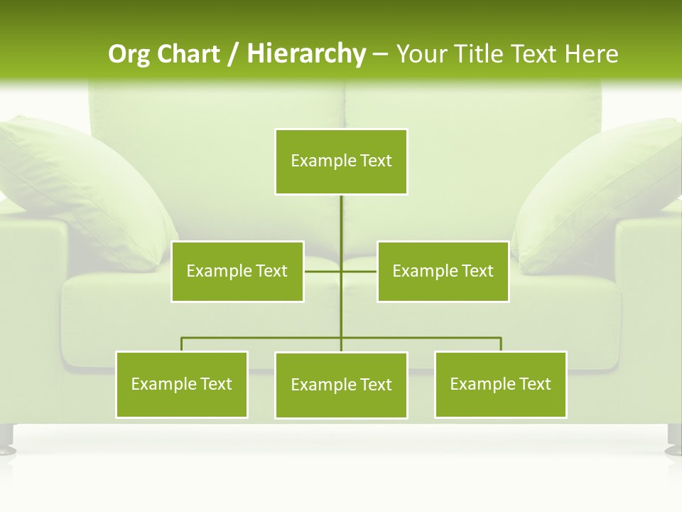 Invitation Sleep Sofa PowerPoint Template