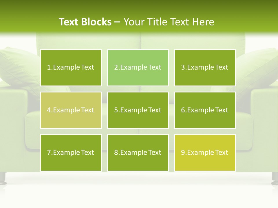 Invitation Sleep Sofa PowerPoint Template